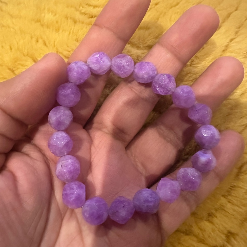 Purple Beaded Bracelet